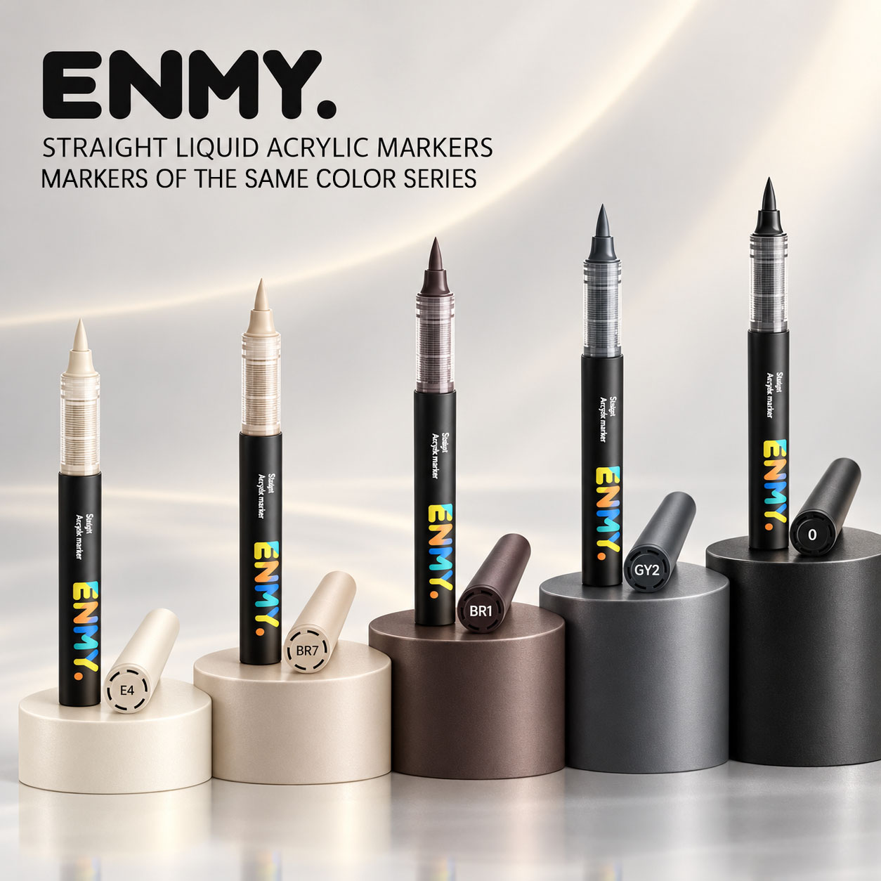 Copic Marker Sketch - ENMY 8pcs Acrylic Markers Pens Set