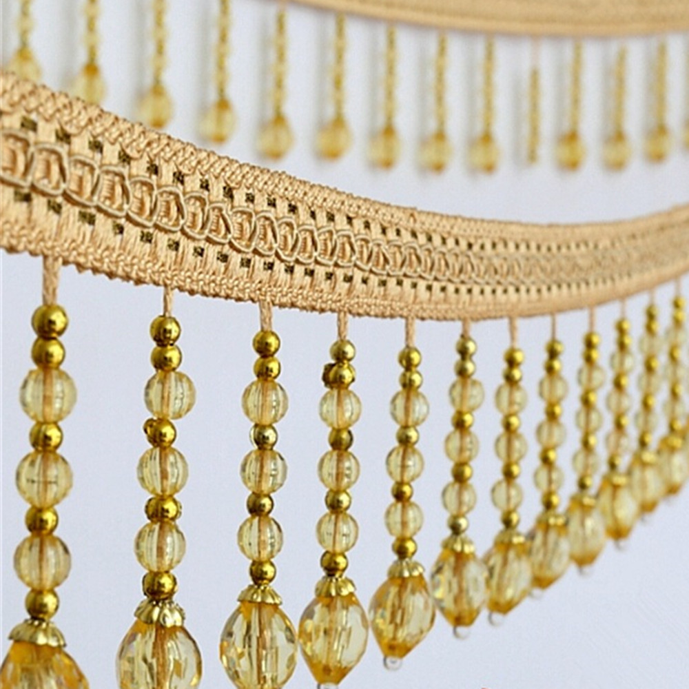6yards Briaded Hanging Beads T - Fringe Ribbon Sewing recension och pris