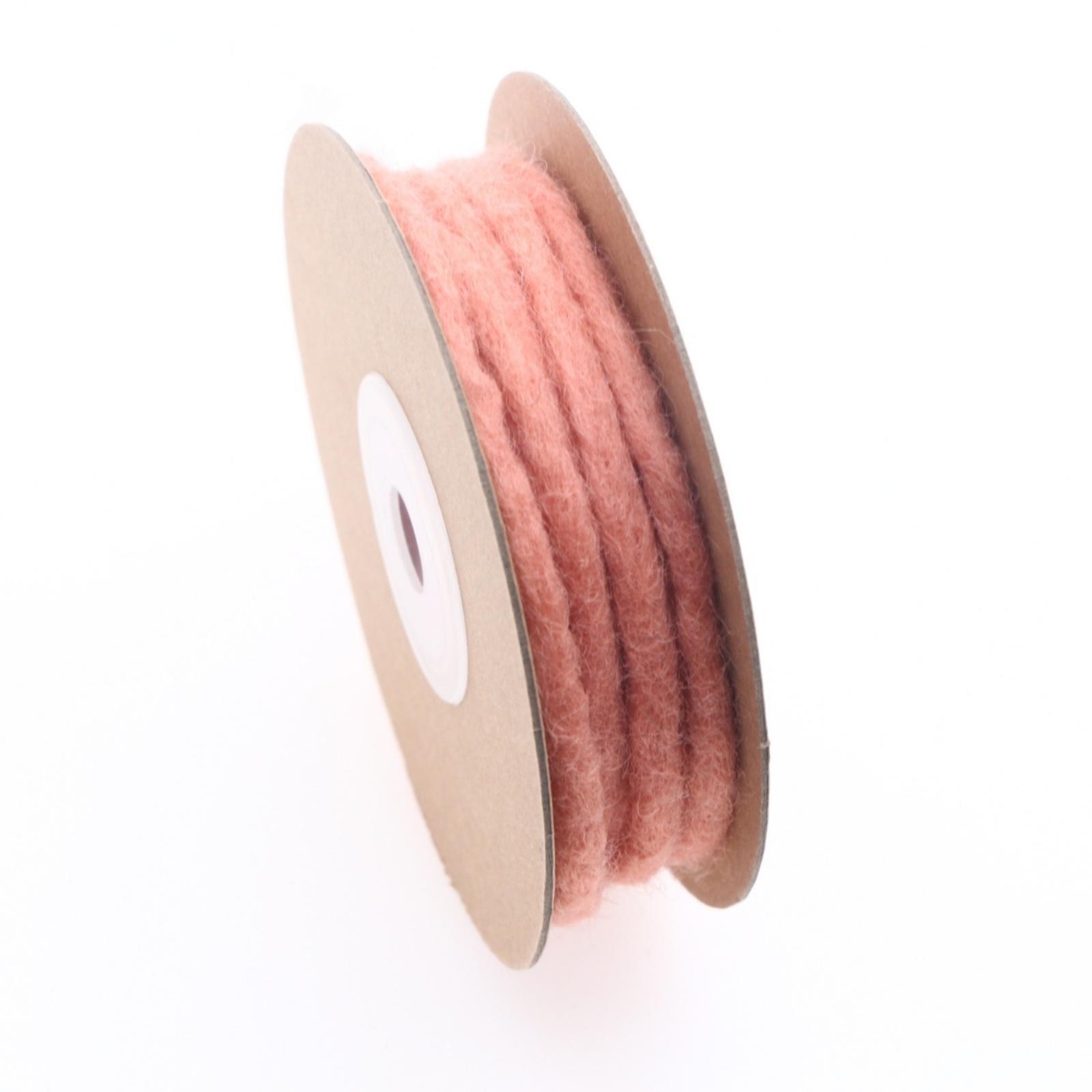 Pure Wool Felt Ribbon Round Co - Cord Trim Twisted recension och pris