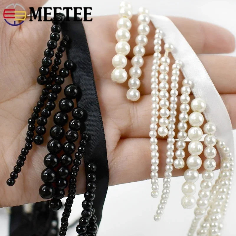 1/2Yards Pearl Beaded Tassel F - Fringe Ribbon Sewing recension och pris