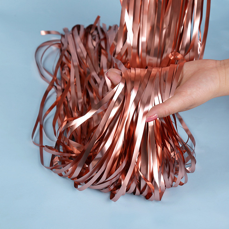 1Bag 2-meter Backdrop Foil Fri - Tassel Fringe Trim recension och pris
