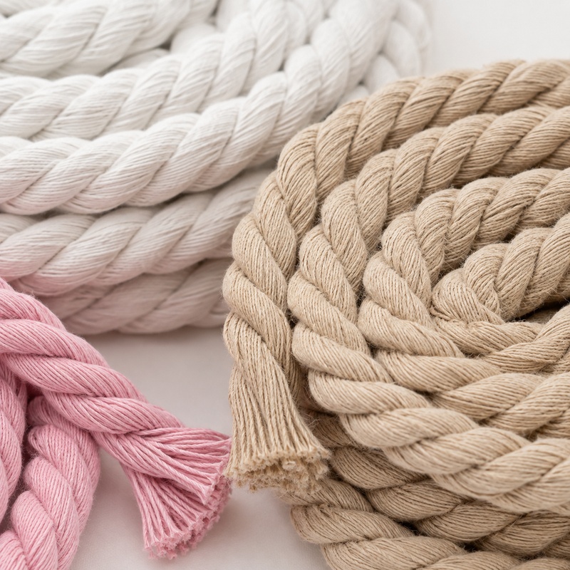 5M 5-20mm Cotton Twisted Rope  - Cord Trim Twisted recension och pris