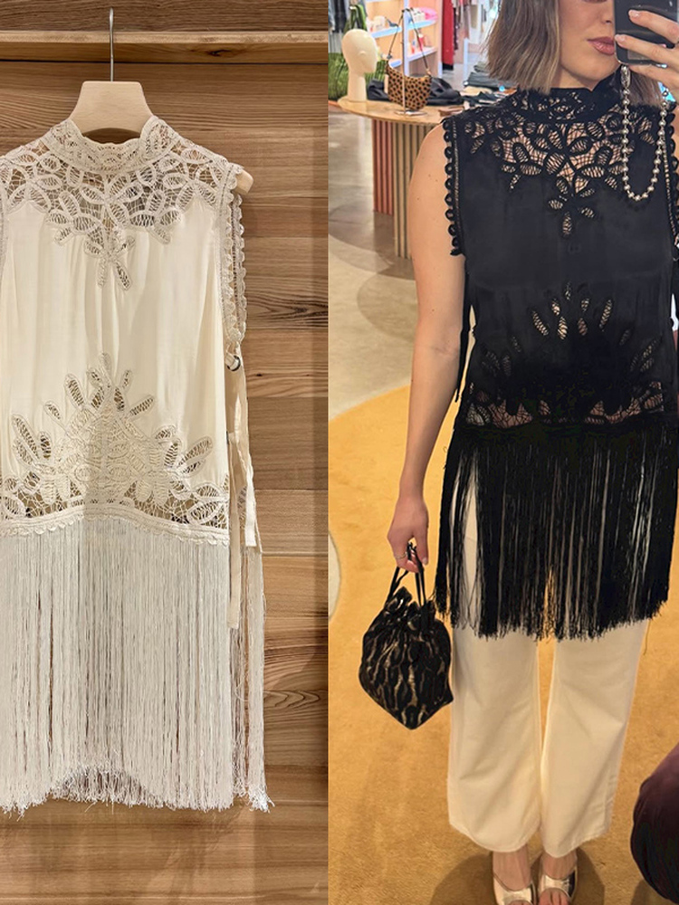 French Style Knot Hollow out S - Tassel Fringe Trim recension och pris